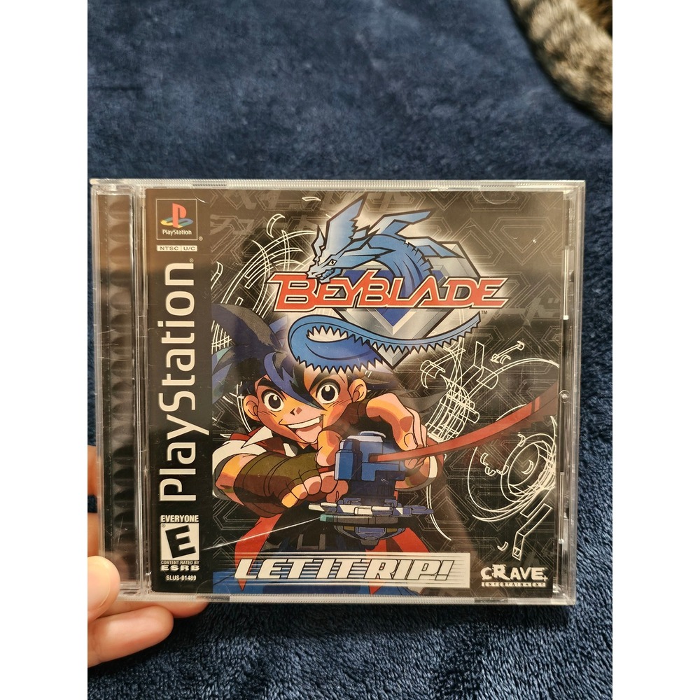 Beyblade Let It Rip! Sony PlayStation 1 PS1 2002 Crave Takara SLUS-01489 NTSC